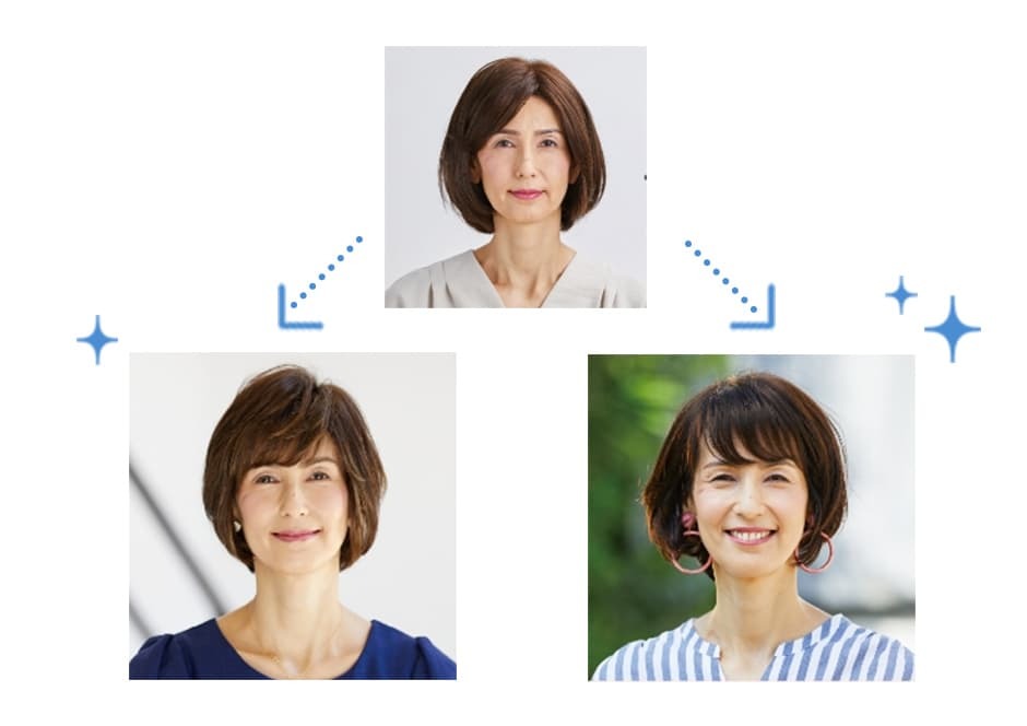 似合わせカット イメージ