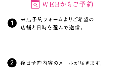 WEBからご予約