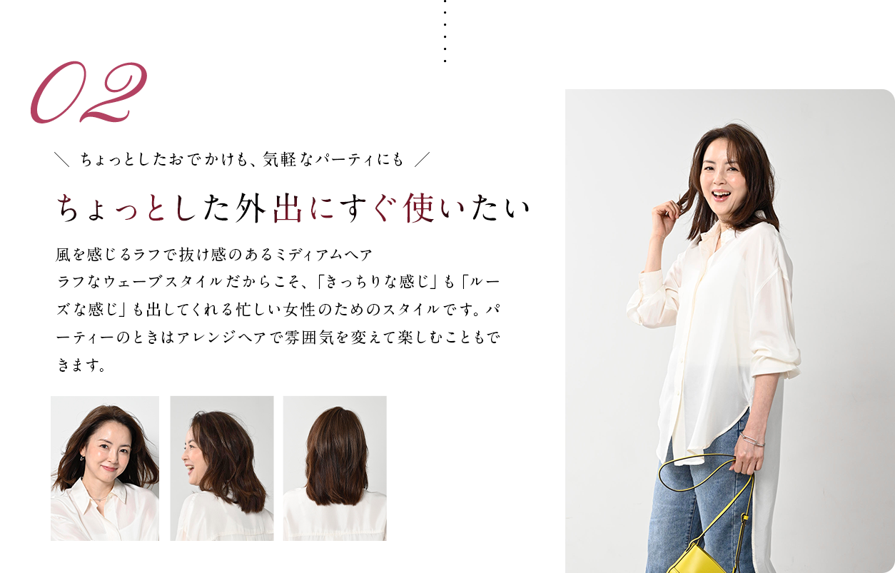 ウィッグの似合わせカット