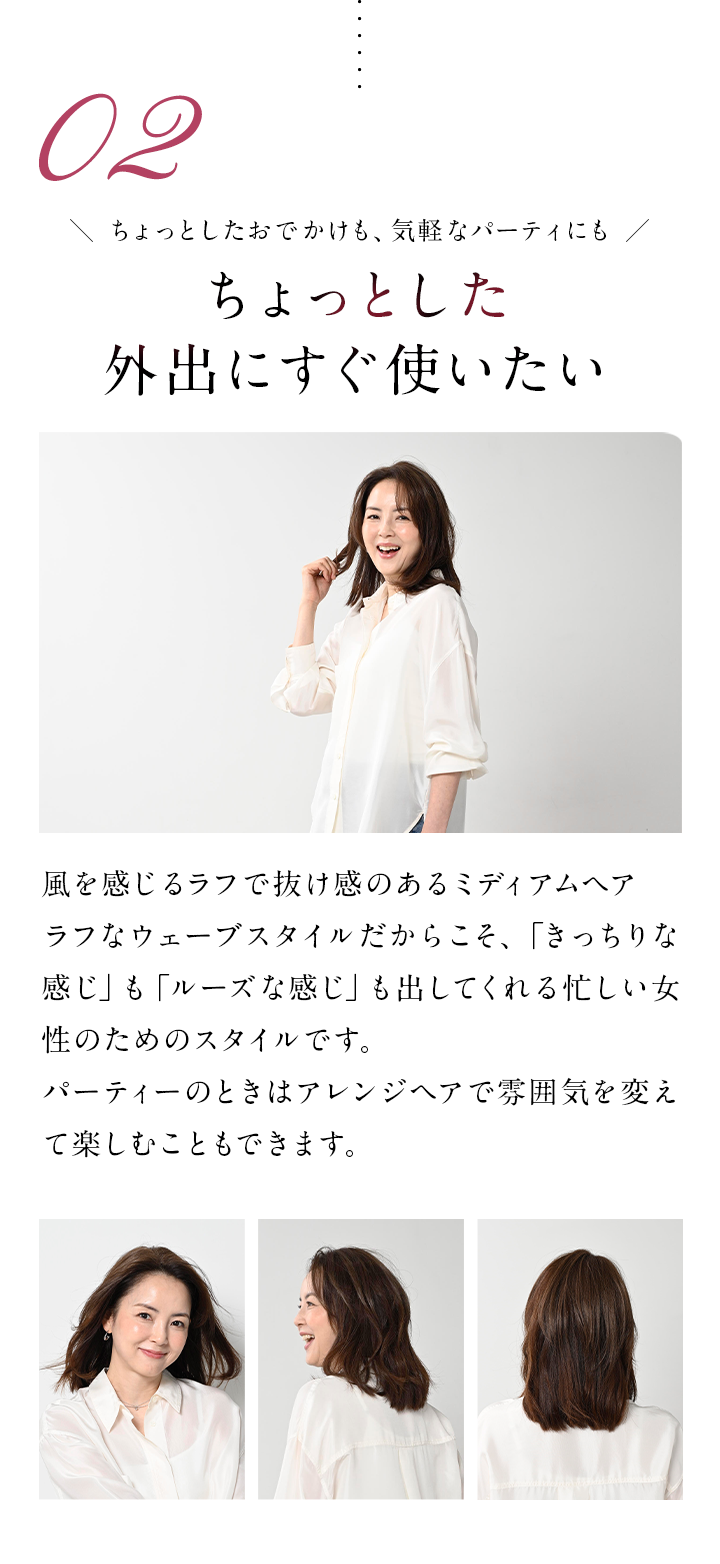 ウィッグの似合わせカット